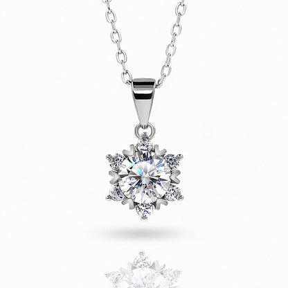 スターモチーフ モアサナイトネックレス / 1.0ct