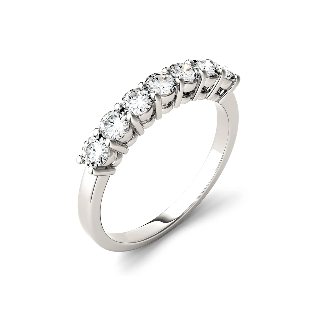7石 モアサナイトリング / 7×0.315ct