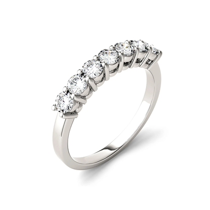 7石 モアサナイトリング / 7×0.315ct
