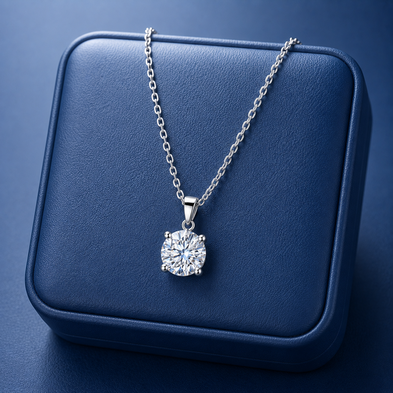 モアサナイトネックレス0.5ct