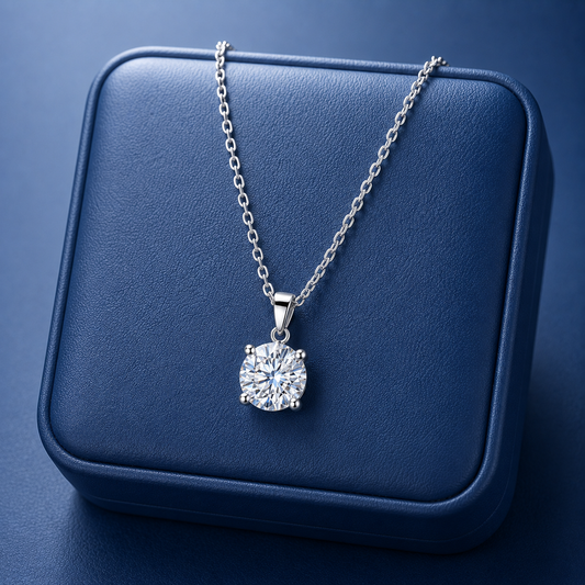 モアサナイトネックレス0.5ct