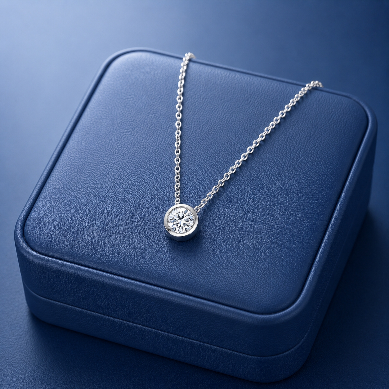 モアサナイトネックレス / 1.0ct