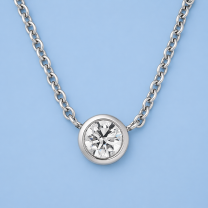 モアサナイトネックレス / 1.0ct