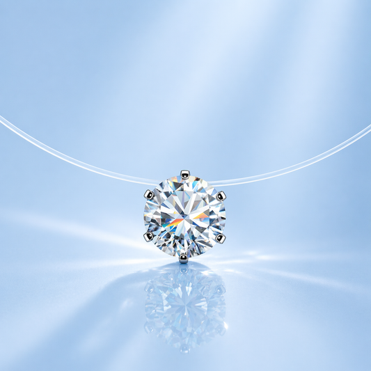 モアサナイトネックレス / 1.0ct