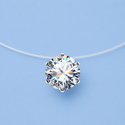 モアサナイトネックレス / 1.0ct