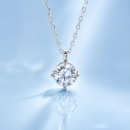 モアサナイトネックレス0.5ct