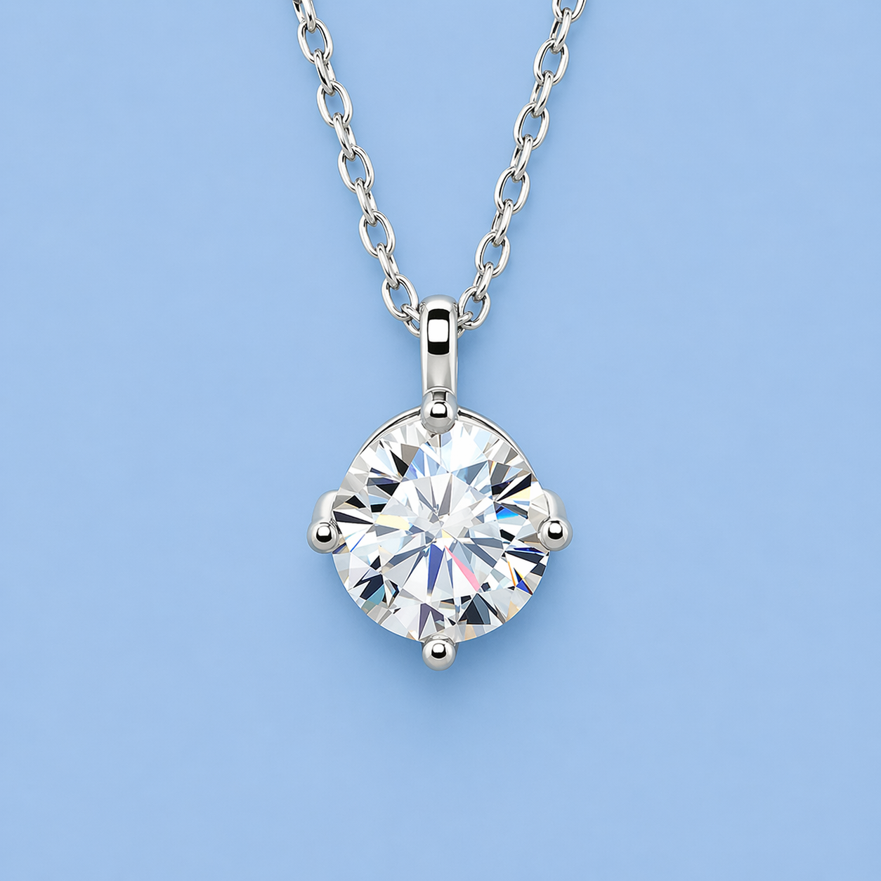 モアサナイトネックレス0.5ct