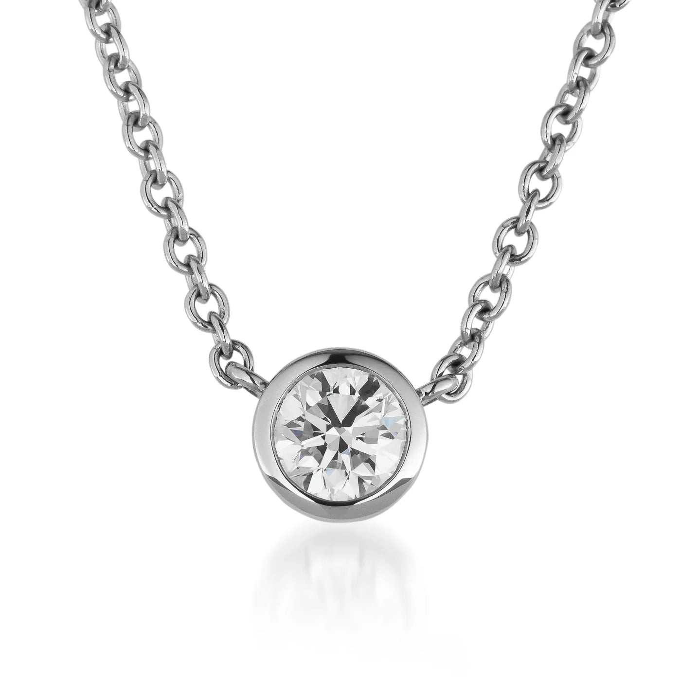 モアサナイトネックレス / 1.0ct