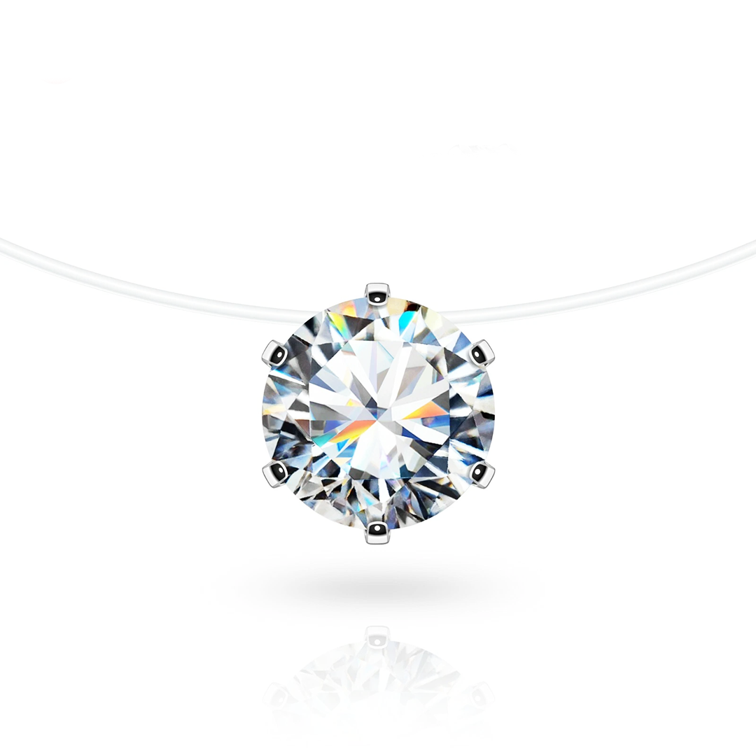 モアサナイトネックレス / 1.0ct
