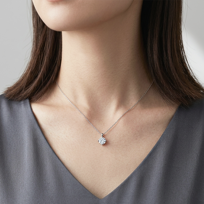 モアサナイトネックレス0.5ct